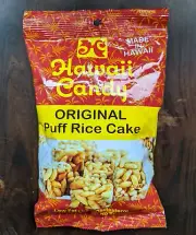 Hawaii Candy Puff Rice Cake Bag - 3 oz (Made in Hawaii)