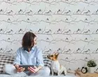 3D Twig Bid Seamless Wallpaper Wall Mural Removable Self-adhesive 5