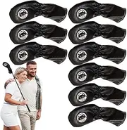 Golf Iron Head Cover - 9X Head Covers Set | Number Alphabet Design Sports Fan Golf Club Equipment, Sports Fan Equipment Protects for All Weather