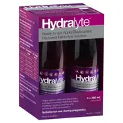 Hydralyte Ready to Use Apple Blackcurrant 4 x 250ml