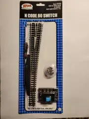 Atlas N #2720 #8 Right Hand Remote Turnout, N Scale - Code 80 Rails