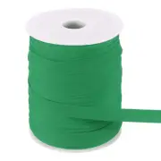 55 Yards Double Fold Bias Tape 1/2 Inch Bias Binding Tape, Grass Green