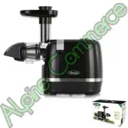 *1-Set* New Omega Cold Press 365 Slow Masticating Extractor Juicer Black H3000R