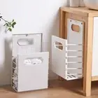 Folding Laundry Basket Dirty Clothes Storage Basket Plastic Storage Basket