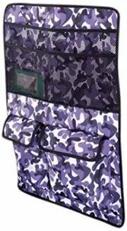 Cruising Companion 600D Polyester Small Pet Car Seat Organizer, Purple Camo