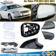 Side Mirror Cover Frame House for Volvo V70 2012-2017 Base Lower Cap Glass Lamp (for: Volvo)