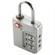 Travel Smart TS-390 TSA 3 Digit Combination Lock Silver