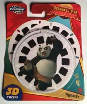 DreamWorks KUNG FU PANDA 3D View-Master Set, 3 reels, Sealed New Old Stock