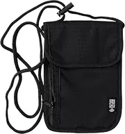 [BELLALICHT] Chest Bag with RFID Protection, Unisex Travel Purse, Theft-Proof, Small Shoulder Bag, Neck Pouch for Passport, Credit Cards, Smartphone, Coins, Money and Travel Accessories, Black, Black,