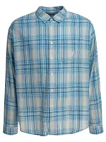 [Thisisneverthat®] Thisisneverthat-Check Shirt Shirts Light Blue-Uomo L