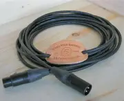30ft Black Superflex Microphone Cable w/ Mogami 2552 wire Neutrik Gold XLR