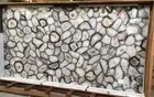 White Agate Geode Dining Table Top, Stone Center Office Furniture Decor Top