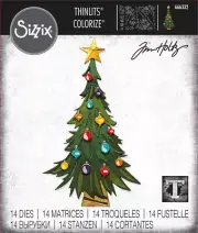 Sizzix - Tim Holtz Christmas 2023 - Trim A Tree Colorize Thinlits Die