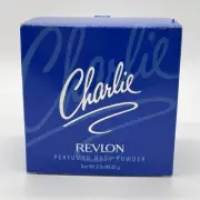 Charlie Revlon Perfumed Body Powder 3 oz New In Box Sealed W Puff Discontinued