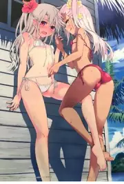 Fate/Kaleid Liner Prisma Illya Turning B2 Flip-up Tapestry Illya & Chloe