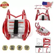 15ft Portable Fire Escape Ladder - Durable, Anti-Slip Safety Ladder for All Ages