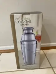 OGGI Stainless Steel 15 Recipes Dial-A-Drink Cocktail Shaker Drink Mixer NIB