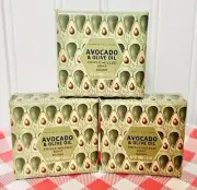 Crabtree & Evelyn Triple Milled Hand Soap 3.5oz - 3 Pack - Avocado & Olive Oil