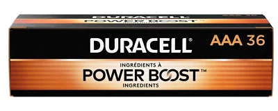 Duracell Power Boost AAA Alkaline Batteries - 36 Count EXP. 2034
