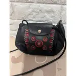 LONGCHAMP 小羊皮 LEPLIAGECUIR 斜背包 郵差包 刺繡 限量