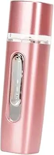 minkissy Hydrating Instrument Rose Gold Facial Mister Mist Sprayer Face Hydrating Moisturizer Face Steamer Mini Moisturizer for Face Cool Mist Facial Steamer Portable Abs