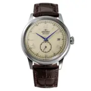 Orient Bambino RA-AP0105Y30B Ivory Dial Brown Leather Automatic Divers Men Watch