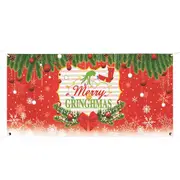 Merry Christmas Holiday Banner Garage Door Cover Mural Backdrop Decorations-Style 2