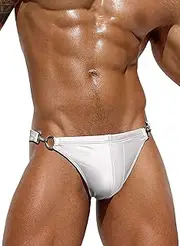 [AIEOE] Men’s Swim Briefs Low Rise Quick Dry Swimsuit Athletic Training Swimwear Hook and Eye