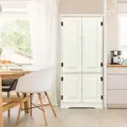 NNECW Sideboard Buffet Storage Cabinet with Adjustable Shelf