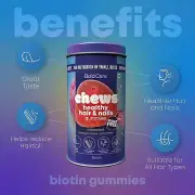 Bold Care DHT Blocker Hair Shampoo for Men / Chews Biotin Hair Gummies Combo