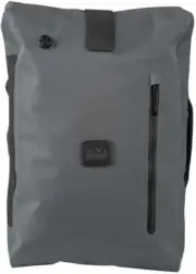 Brompton Borough Waterproof Cycling Backpack Grey Zip Pocket Water Resistant Bag