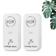 Water Leak Detector 2 Pack, 90dB Audio Water Leak Detectors for Home, Sensiti...