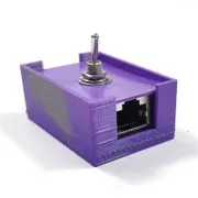 Rj45 Network Cable Twisted Pair Switch Toggle Switch + Case