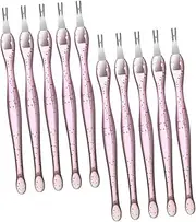 Baluue 10pcs Manicure Set Cuticle Remover Dead Skin Forks Peeler Scrapers Nail Art Tools for Travel