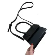 Women Mini Fashion Handbag Casual Shoulder Messenger Bag Crossbody Bag Black L Size