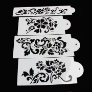 Lace Flower Cake Fondant Cookie Side Baking Stencil Wedding Decorating Tools