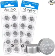 Premium Lr44 Button Cell 1.5v Alkaline Batteries Ag13 20 Pack—[Ultra Power] Cell