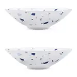 Twig New York Terrazzo Azzurro Soup/Pasta Bowls, Set of 2