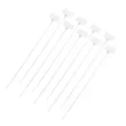 250pcs Marker Cable Zip Ties 8.5 Inch Self-Locking Nylon Labels Zip Tie Wraps...