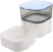 Mipcase 1Pc Automatic Pet Feeder with Non Slip Base Detachable Food Dispenser Bowl for Cats and Dogs Material Easy to Clean and Use