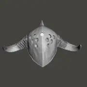 Chaos Warrior v2 custom head for Mythic Legions & other fantasy action figures