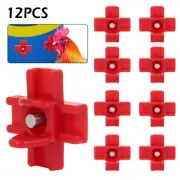 12pcs Poultry Waterer tomatic Chicken Nipples Water Drinker Waterer)(