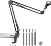 Mic Arm Stand Suspension Boom Scissor Max Load 1.5kg Compatible Blue