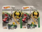 Mattel Hot Wheels Mario Kart "KOOPA TROOPA" - SET OF 2 MOC NRFB NEW