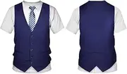 [iEFiEL] Little Boys' Dress Shirt Formal T-Shirts Gentleman Dressy Outfit 2-11 Years Tuxedo Suits for Wedding Christening