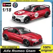 Bburago 1:18 Special edition Alfa Romeo Gtam Sports Car Alloy Luxury Vehicle #99