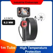 Ralcam 360° Joystick Articulating Borescope 6.2mm IP67 Waterproof Probe 4 Way