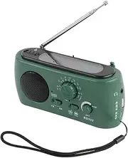 Emergency Solar Crank/Radio Led Flashlight Hand Power Portable Mini Flashlight Radio