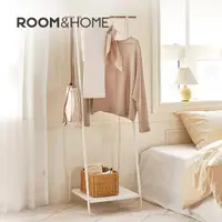 在飛比找momo購物網優惠-【韓國ROOM&HOME】A字型多功能置物掛衣架/衣帽架-D