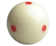 Aramith Pro Cup 6 Red Dot TV 'Measles' Cue Ball